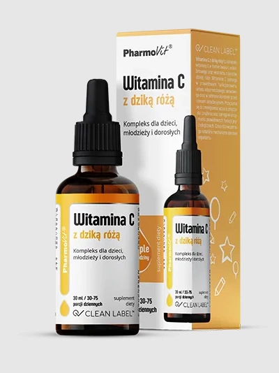 witamina c z dzikiej róży - krople - Promodog
