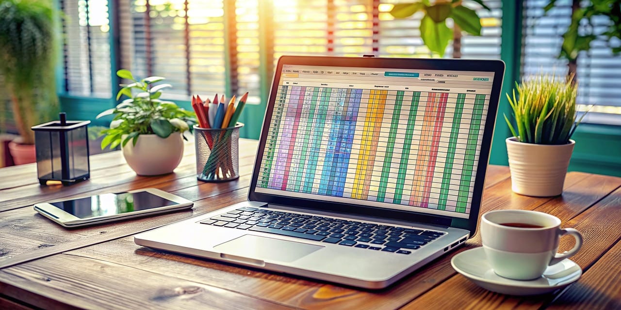 Mężczyzna przeglądający wykres zarobków z ankiet na laptopie. Wizualizacja sukcesu użytkowników Surveyoo i King Opinion - od kilkudziesięciu do kilkuset złotych miesięcznie.